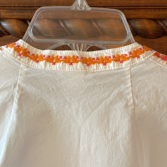 Jcrew size 2 embroidered sleeveless top - Picture 4 of 9